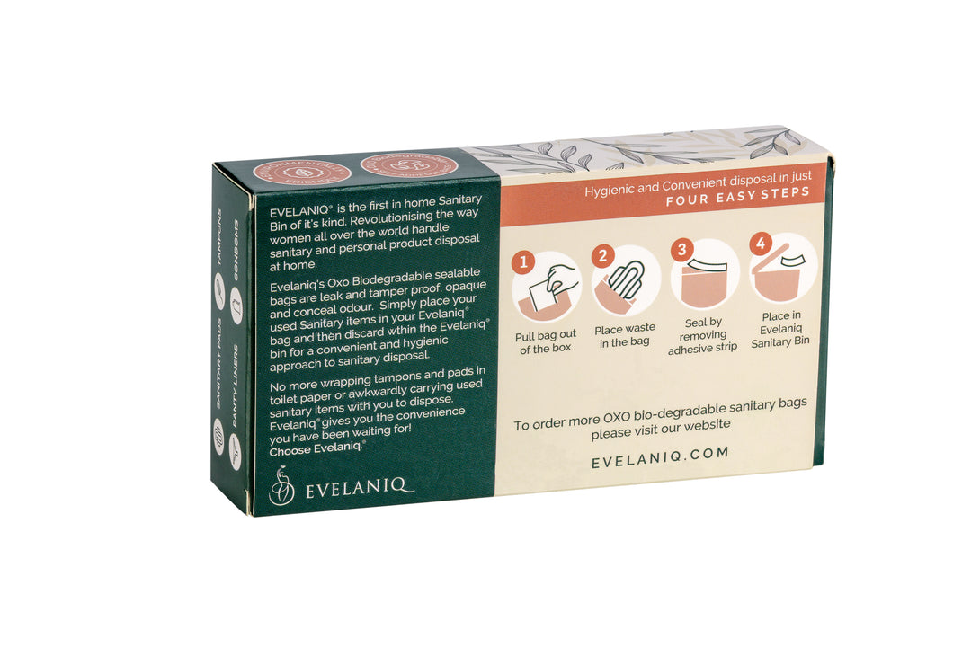 150 Bio-Degradable Sanitary Bags - 3 Boxes of 50