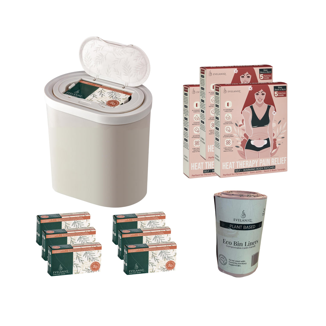 The Comfort & Care Bundle - Starter Pack + Heat Pack + Re-Fill Pack + Bin Liners Roll