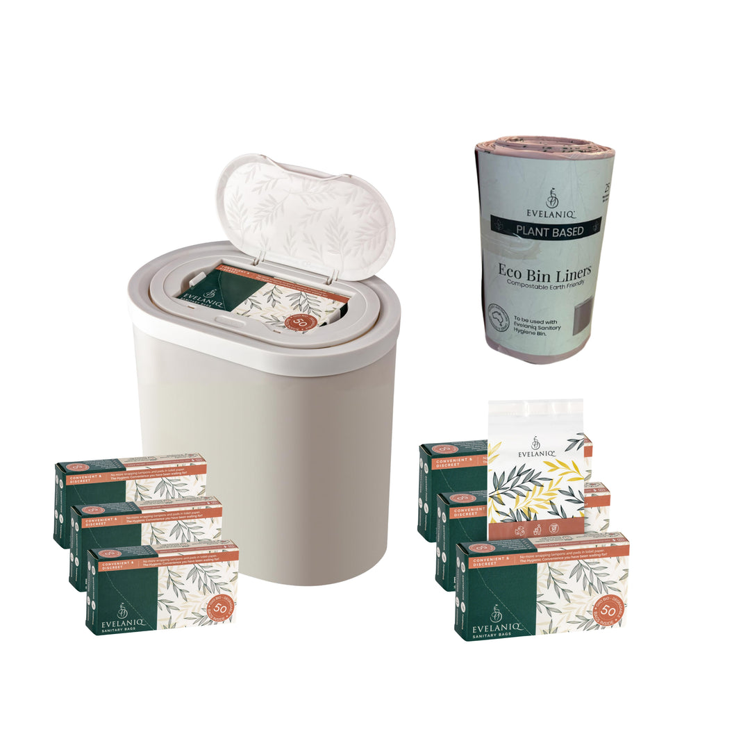 The Everyday Home Hygiene Bundle - Starter Pack + Re-Fill Pack + Bin Liners Roll