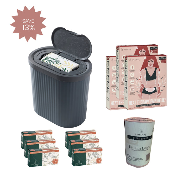 The Comfort & Care Bundle - Starter Pack + Heat Pack + Re-Fill Pack + Bin Liners Roll