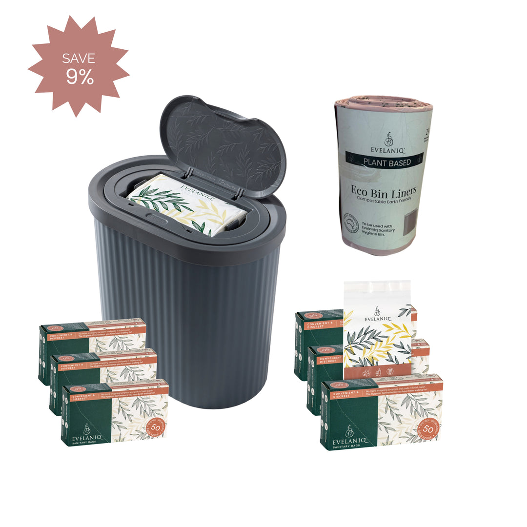 The Everyday Home Hygiene Bundle - Starter Pack + Re-Fill Pack + Bin Liners Roll