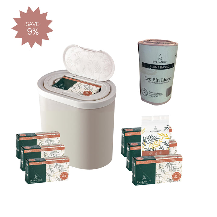 The Everyday Home Hygiene Bundle - Starter Pack + Re-Fill Pack + Bin Liners Roll