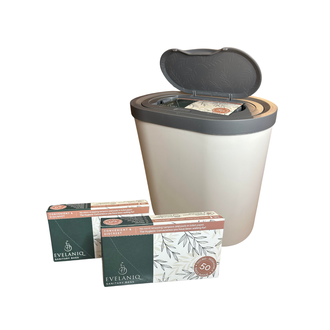 Household Pack - 2x Evelaniq Sanitary Units includes 6 boxes of 50 re-fills